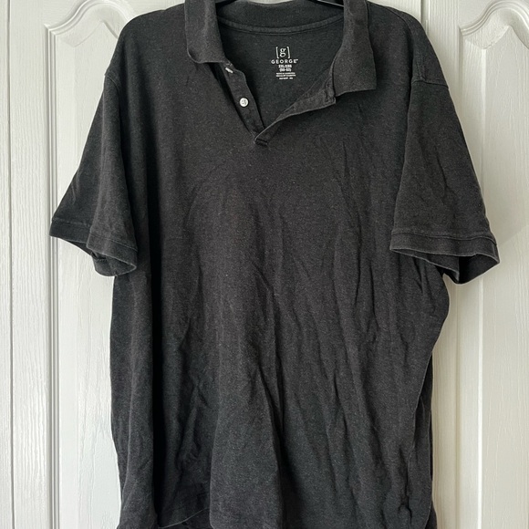 George Men's Charcoal Polo Shirt - Picture 1 of 3